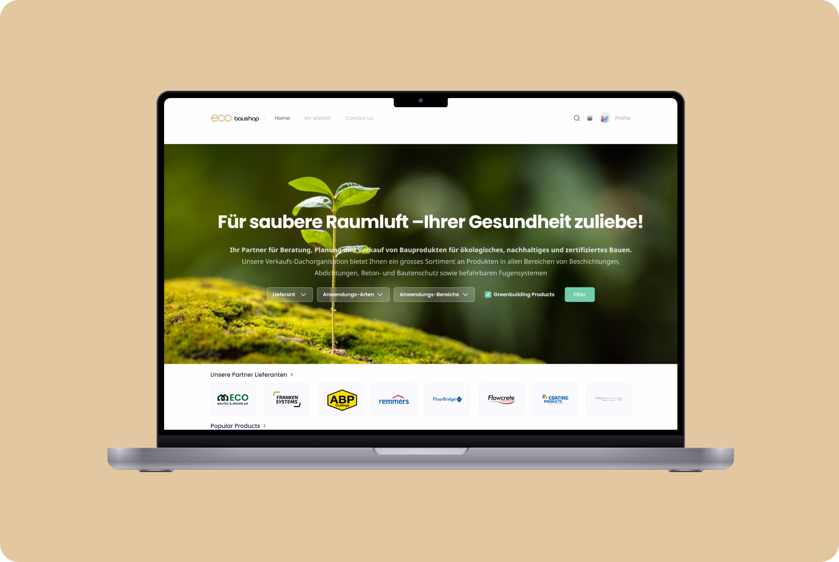 Eco Baushop - Sustainable Construction Marketplace - 3